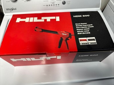 Hilti HDM 500 Manual Adhesive Epoxy Dispenser Gun with HIT-CB 500, HIT-CR 500