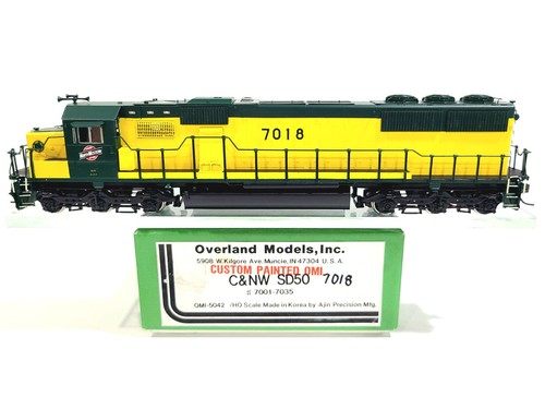 Overland OMI C&NW EMD SD50 Chicago & Northwestern #7018 HO modelo de latón #5042.1 | Zustand: Used