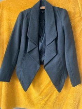 asymmetrical front women blazer size 10 