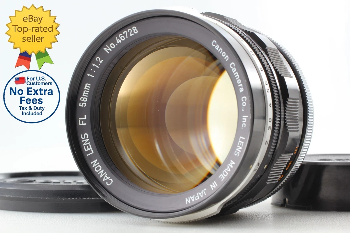 Canon FL f/1.2 Camera Lenses 58mm Focal for sale | eBay