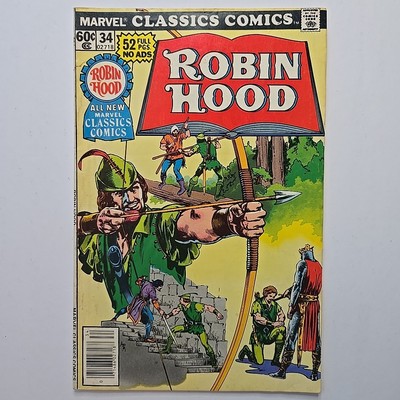 Robin Hood - Marvel Classics Comics #34 (Marvel Comics August 1978)