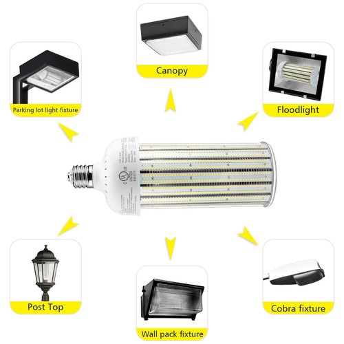250W LED Corn Bulb Light For Workshop Open Fixture Replace 1000W MH HID HPS Bulb - Picture 7 of 12
