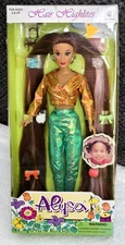 HTF FASHION DOLL Integrity Toys Hair Highlites Alysa 1996 Rare NIB LONG HAIR