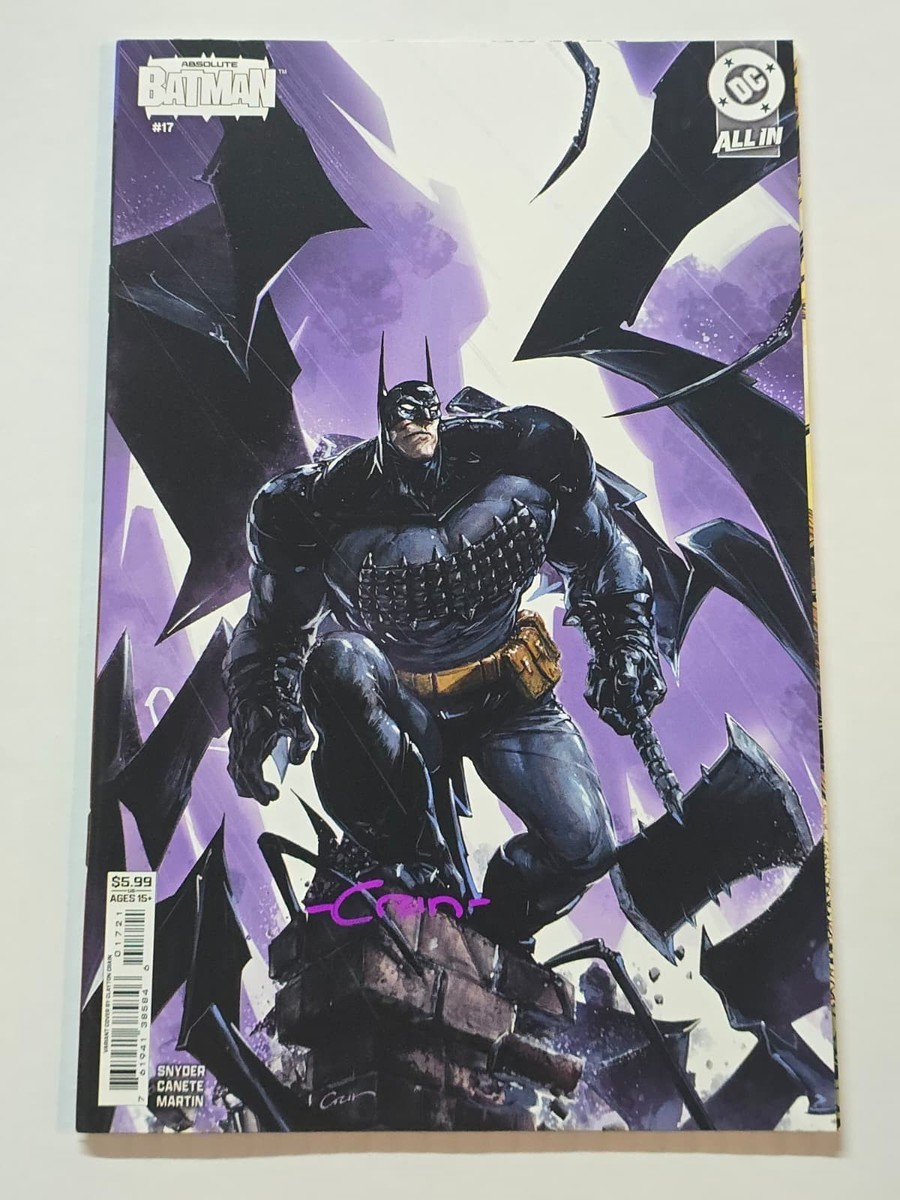 ABSOLUTE BATMAN #17 DC COMICS 2026 VARIANT SIGNED BY CLAYTON CRAIN