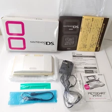 17. Nintendo DS Console Pure White Screen Beautiful Tested