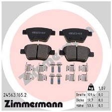 Satz Bremsbeläge Bremsklötze hinten für Skoda Superb 2 3T4 3T5 3 3V3 | 245764