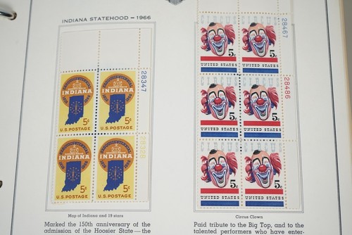 EE. UU. 1966-1974 COLECCIÓN DE 200+ BLOQUES DE PLACAS TODOS COMO NUEVOS EN ÁLBUM EN PÁGINAS MINKUS - Imagen 4 de 24