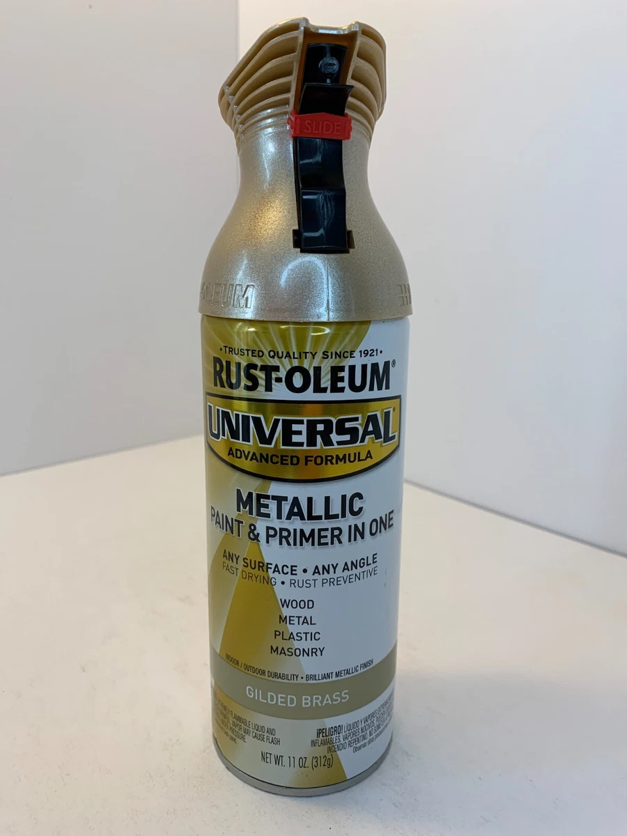 Rust-Oleum Universal Metallic Gilded Brass Spray Paint 11 oz