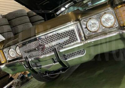 1971-1975年 シボレー Caprice Impala コンバーチブル ドライバー リア クォーター ウィンドウ Rendering: '71 Caprice on Rose Gold Wire Wheels Looks Absolutely