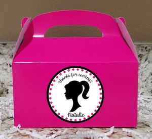barbie favor bags