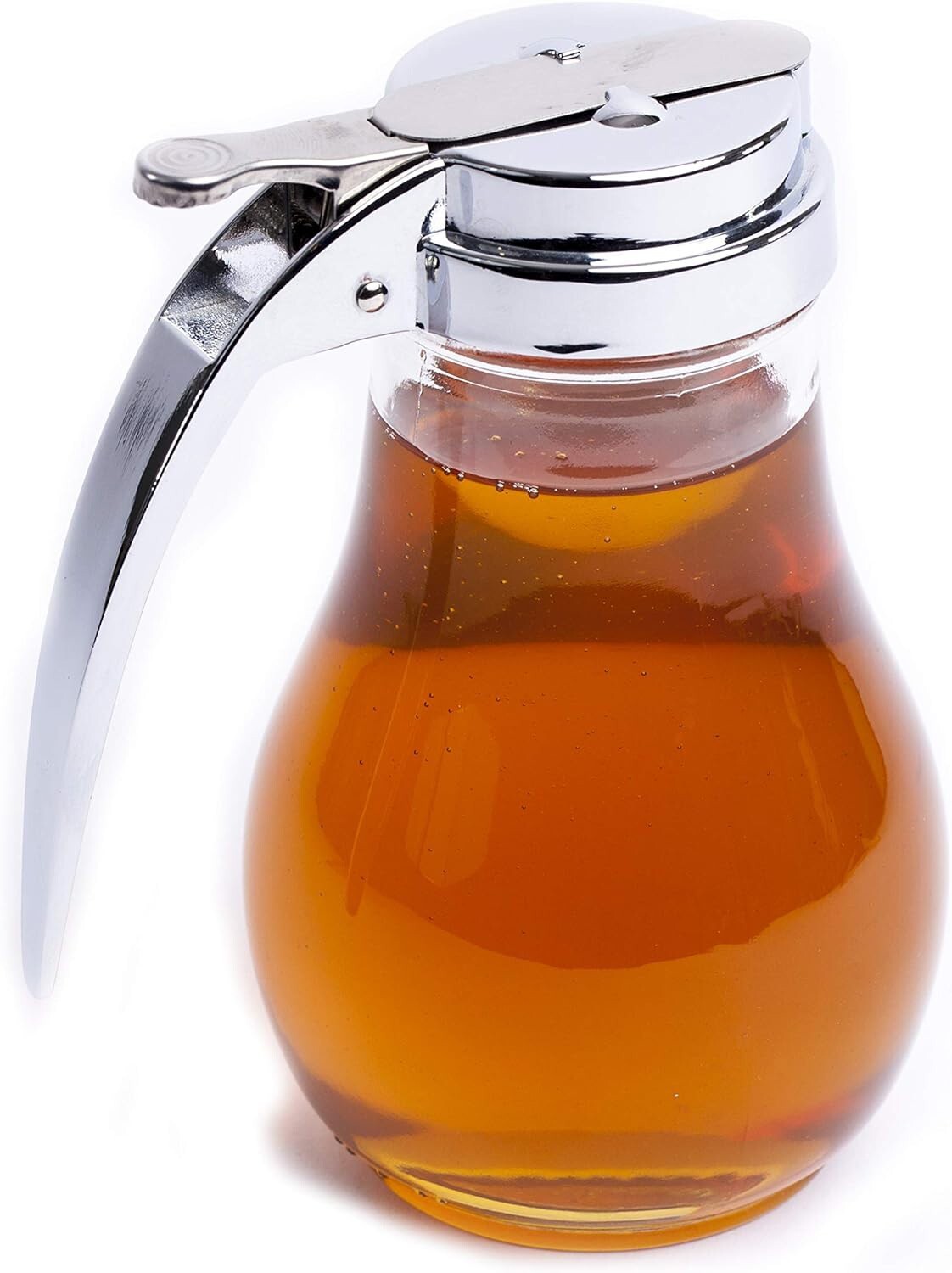 Syrup Dispenser No Drip, Maple Syrup Dispenser, Glass Syrup Dispenser - 14 oz