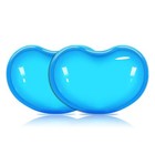 Silicone Gel Wrist Rest Cushion Heart-Shaped Translucence Ergonomic Mouse Pad...