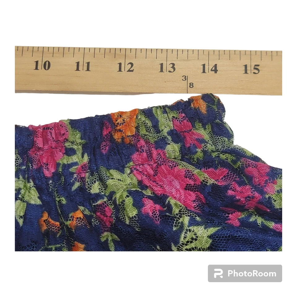 Pantalones para mujer Boho Harem Genie forrados florales se ajusta a la cintura 28" - 38" sin marca usados en excelente estado Foto 4 de 4