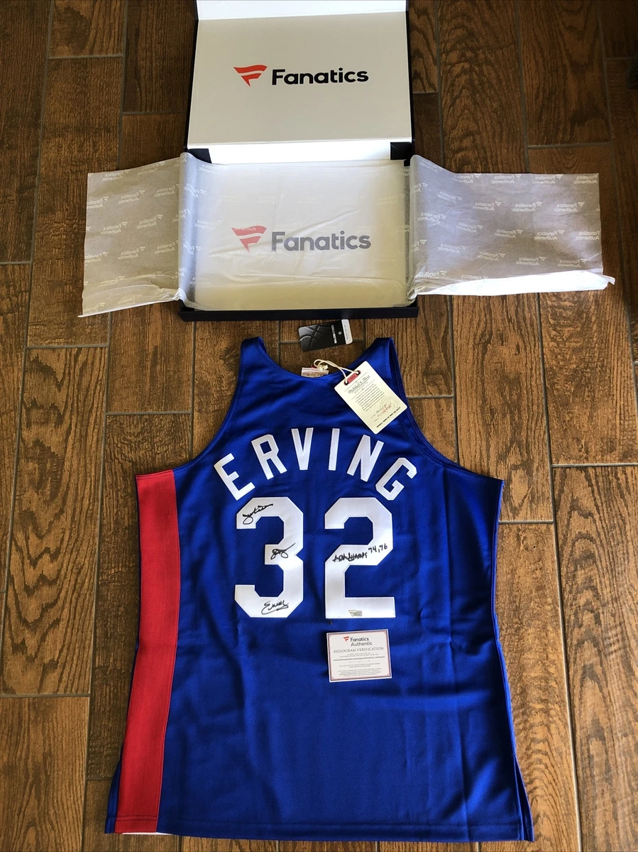 Julius Erving Fanatics Authentic NBA Original Autographed Jerseys