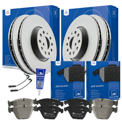 ATE CERAMIC Bremsensatz + WK BMW 3er 4er VORN Ø300 HINTEN Ø300 Plastilube