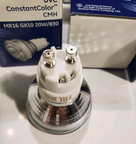GE 40400 CMH MR16/830/FL 20W 7 PACK GX10 Flood Lamp GE MR16 UVC Constant Color - Picture 11 of 12