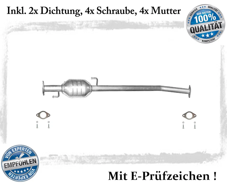 Auspuffanlage Kia Sportage 2.0 2WD Bj.04-08 Auspuff mit Hosenrohr Dichtung - Bild 3 von 4