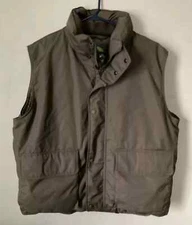 Cabela's Premier Northern Goose Down Vest Taupe Men's L EXC 550 Fill