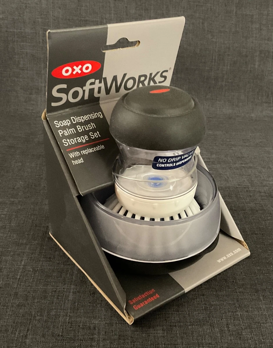 Oxo soap dispensing palm brush storage set clearance