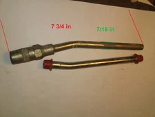 2 PCS. 1/8" NPT Grease Fitting Standard Grease Metal Extension Tubes with ...