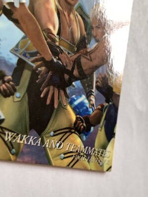 Wakka FINAL FANTASY X FFX Art museum SQUARE japanese card made in
