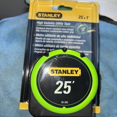 Stanley 30-305, 25' Tape Rule Measuring Tape Hi-Vis Brand New