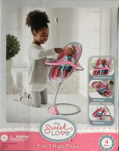 my sweet love baby doll high chair