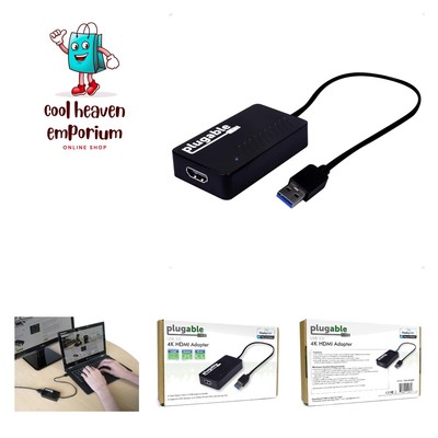 USB 3.0 to HDMI 4K UHD Video Graphics Adapter for Multiple Monitors up to 384...