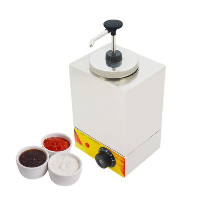 Electric Sauce Dispenser | Topping Warmer with Pump | Commercial and Home Use