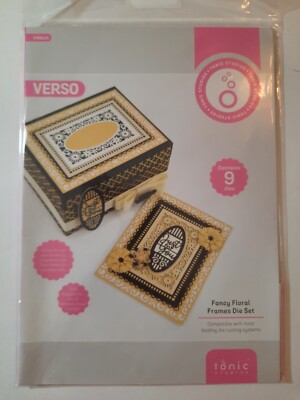 TONIC STUDIOS Fancy Floral Frames Die Set - 5168e
