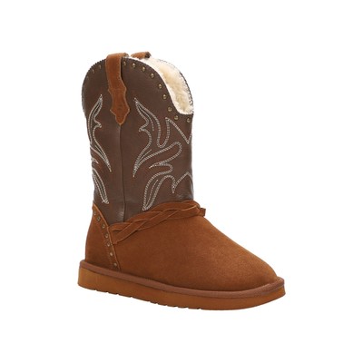 Lamo Wrangler Women's Boots Chestnut/brown - 5 Medium