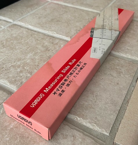 Fuji Yamayo Slide Rule - For Tape Measures - Temp, Sag, Tension Change - 第 11/12 張圖片
