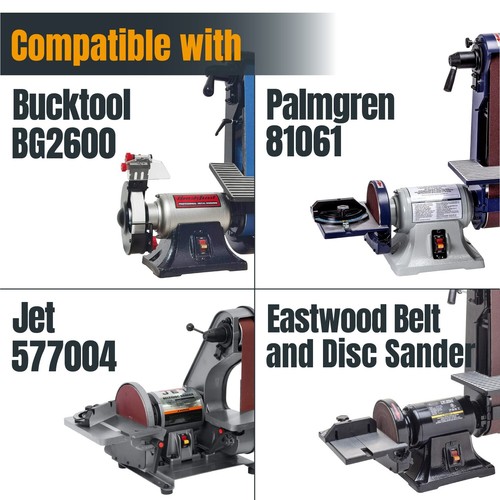 Powertec 2x42" Schleifbänder 36er-Körnung Zirkonia Metallschleifen - 6er-Pack (4242036z-6) - Bild 9 von 10