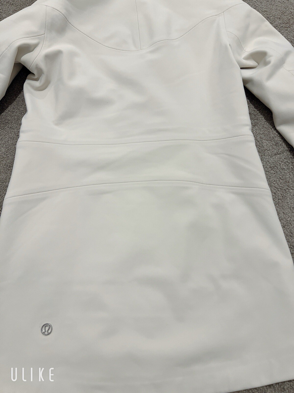 lululemon RepelShell Rain Jacket size  2 Bone Whi… - image 12
