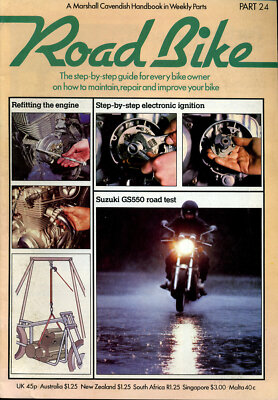 Suzuki GS550 Straßentest veröffentlicht 1979 in Rennrad frei P&P UK