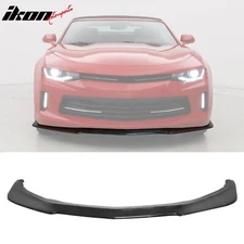 Fits 16-24 Chevrolet Camaro Front Bumper Lip 1LE Style Chin Spoiler PU Splitter