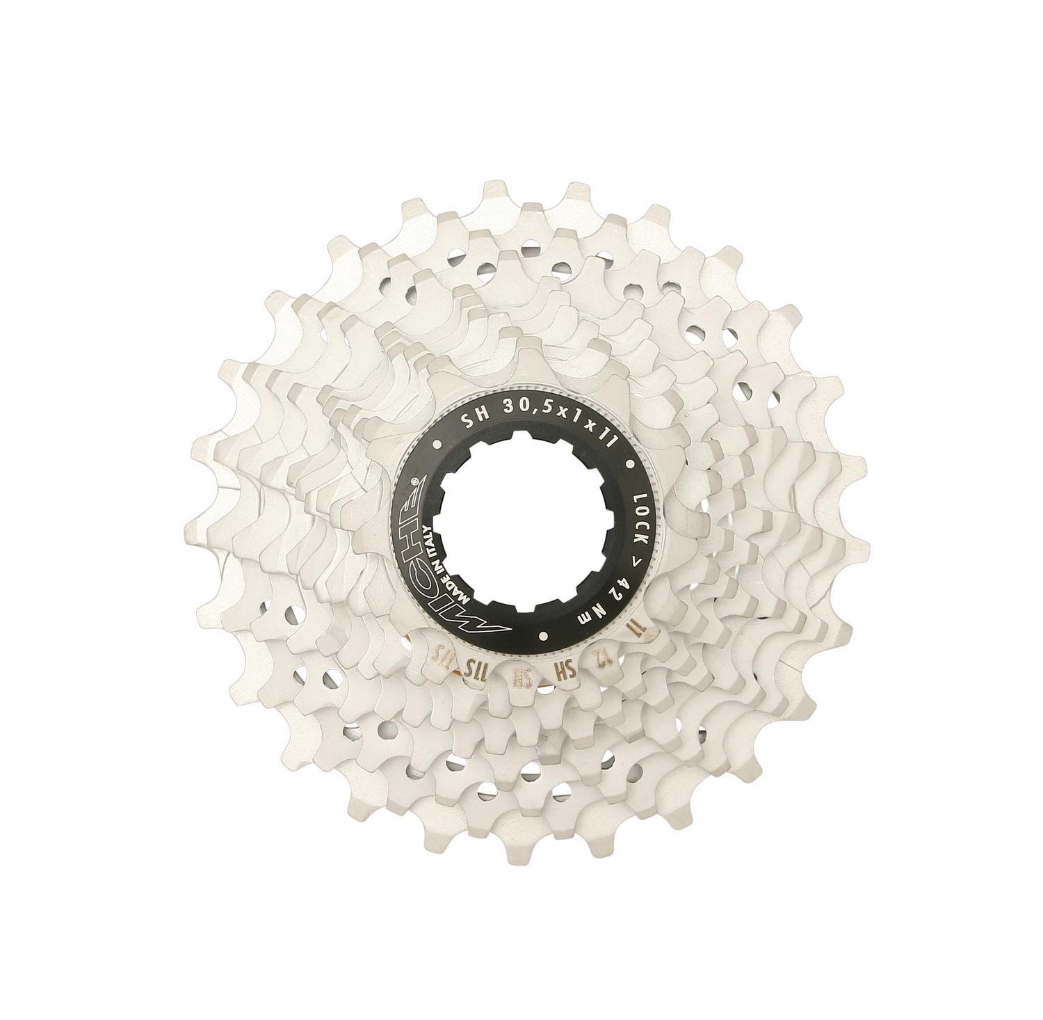 Cassette 11 vit. miche shimano 11-25 idéale pour maintenir sa cadence en cyclisme sur route