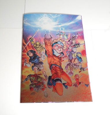 Teenage Mutant Ninja Turtles x Naruto #2 MegaCon 1:100 Virgin Foil 2025 NM+