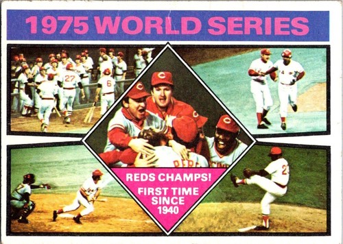 1976 Topps #462 World Series 1975