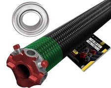 Garage Door Torsion Spring 243x1.75x36- RED for LEFT SIDE with Steel Bearing