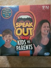 Speak Out Kids vs Parents Board Game Family Party Game Made in USA