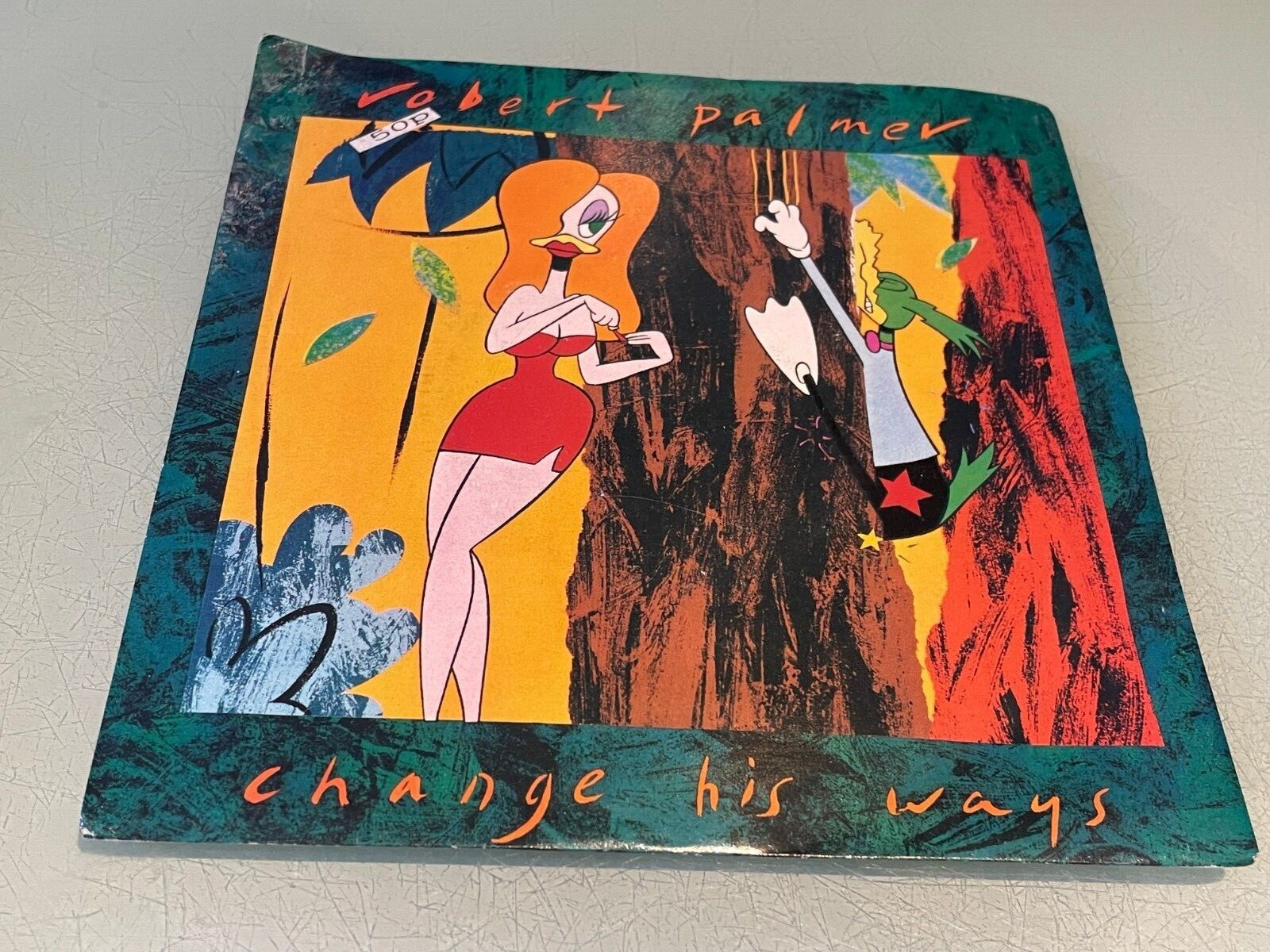 Robert Palmer - Change His Ways - Original Vinyl Record 7"" Single - 1989 EMI