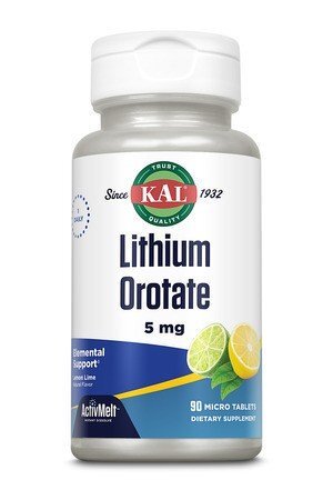 Kal Lithium Orotate ActivMelt Lemon Lime 90 Пастилка 2790₽