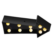 Insegna Freccia Mobestech Luce LED Forma Freccia Luce Notturna Luce a Batteria