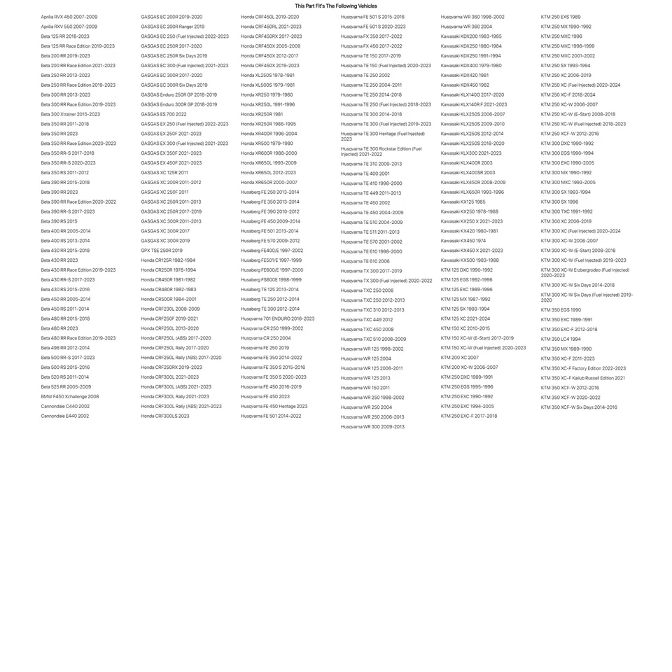 Tusk Ultra Heavy Duty 4mm Motorcycle Tube 110-120/100x18 For BETA 430 RR Race Foto 3 de 4