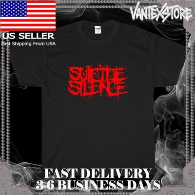 NEW SHIRT SUICIDE SILENCE MITCH LUCKER LOGO MEN'S T-SHIRT FUNNY USA SIZE S-5XL
