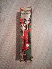 WMF Burgund Salatbesteck 2-tlg Salatl&ouml;ffel+Gabel Holzgriff 16 cm