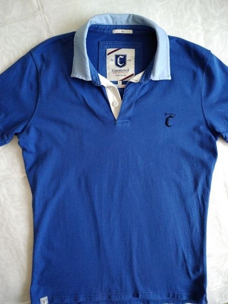 Men Pepe Jeans Polo Shirt Navy Cotton 42 / XL / 50