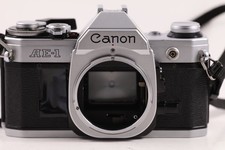 Canon AE-1 SLR Film Camera Body Chrome AE1 Light Meter Issue