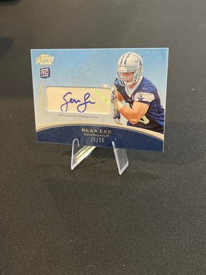 2010 Topps prime par-sl gold 25/25 Sean Lee rookie autograph